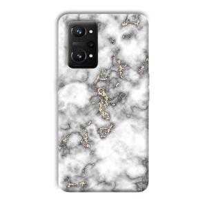 Grey White Design Phone Customized Printed Back Cover for Realme GT NEO 3T