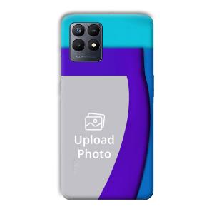 Blue Waves Customized Printed Back Cover for Realme Narzo 50