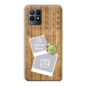 Wooden Photo Collage Customized Printed Back Cover for Realme Narzo 50
