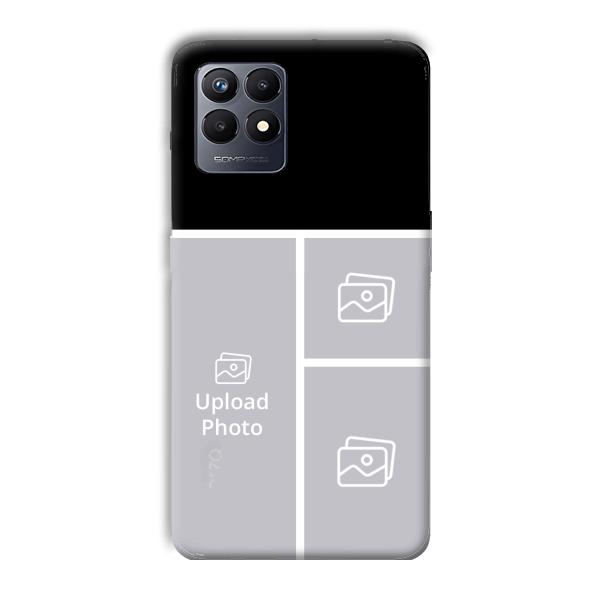 White Lines Customized Printed Back Cover for Realme Narzo 50