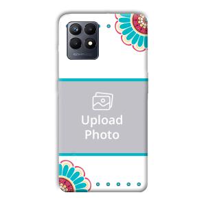 Floral  Customized Printed Back Cover for Realme Narzo 50