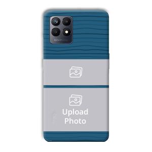 Dark Blue Customized Printed Back Cover for Realme Narzo 50