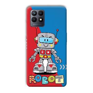 Robot Phone Customized Printed Back Cover for Realme Narzo 50