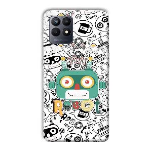 Animated Robot Phone Customized Printed Back Cover for Realme Narzo 50