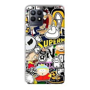 Cartoons Phone Customized Printed Back Cover for Realme Narzo 50