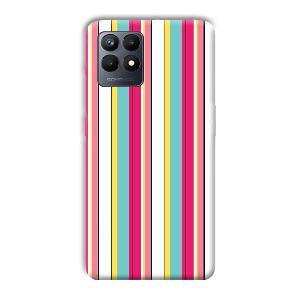 Lines Pattern Phone Customized Printed Back Cover for Realme Narzo 50