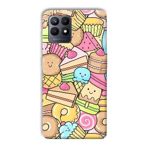 Love Desserts Phone Customized Printed Back Cover for Realme Narzo 50