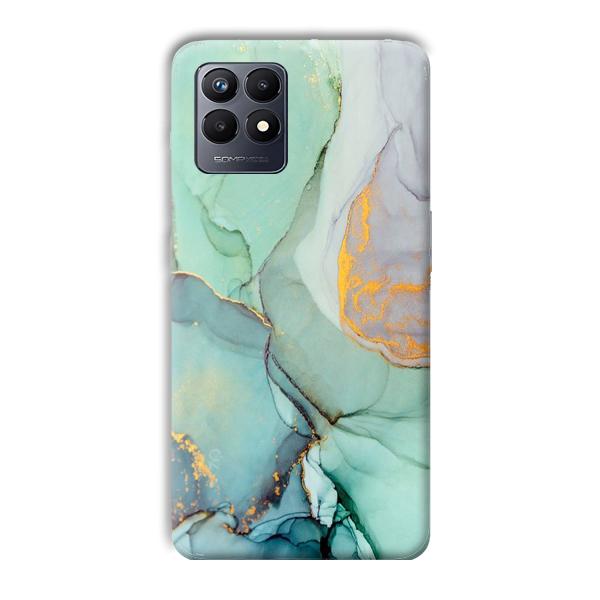 Green Marble Phone Customized Printed Back Cover for Realme Narzo 50