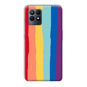 Vertical Paint Phone Customized Printed Back Cover for Realme Narzo 50