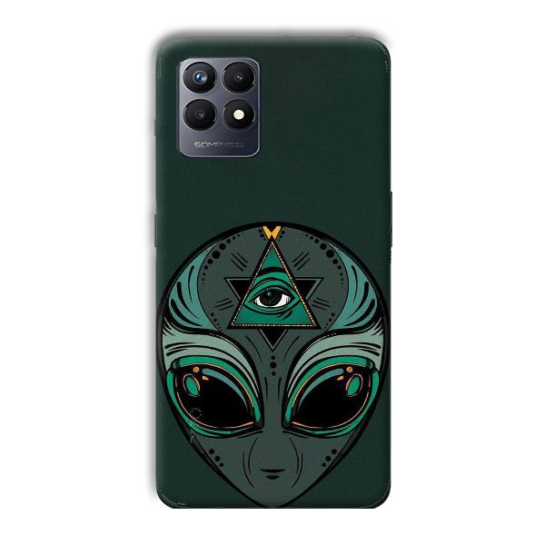 Alien Phone Customized Printed Back Cover for Realme Narzo 50