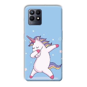 Unicorn Dab Phone Customized Printed Back Cover for Realme Narzo 50