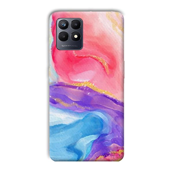 Water Colors Phone Customized Printed Back Cover for Realme Narzo 50