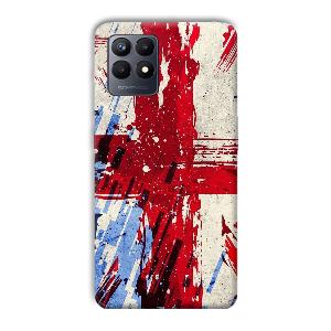 Red Cross Design Phone Customized Printed Back Cover for Realme Narzo 50