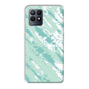 Sky Blue Design Phone Customized Printed Back Cover for Realme Narzo 50