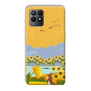 Girl in the Scenery Phone Customized Printed Back Cover for Realme Narzo 50