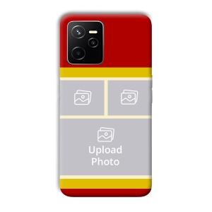 Red Yellow Collage Customized Printed Back Cover for Realme Narzo 50A Prime