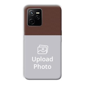 Brown Customized Printed Back Cover for Realme Narzo 50A Prime