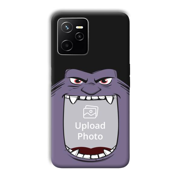 Purple Monster Customized Printed Back Cover for Realme Narzo 50A Prime