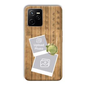 Wooden Photo Collage Customized Printed Back Cover for Realme Narzo 50A Prime