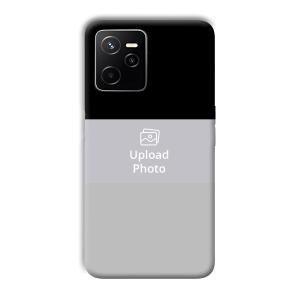 Black & Grey Customized Printed Back Cover for Realme Narzo 50A Prime
