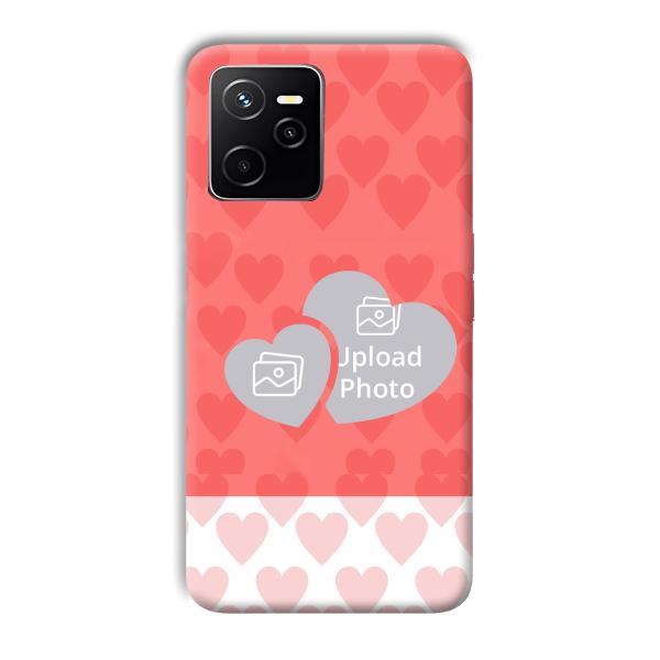 2 Hearts Customized Printed Back Cover for Realme Narzo 50A Prime