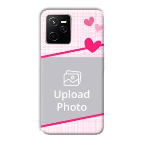 Pink Check Customized Printed Back Cover for Realme Narzo 50A Prime