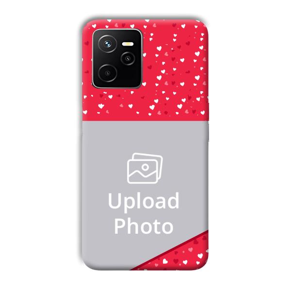 Dark Pink Customized Printed Back Cover for Realme Narzo 50A Prime