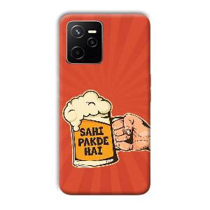 Sahi Pakde Hai Phone Customized Printed Back Cover for Realme Narzo 50A Prime