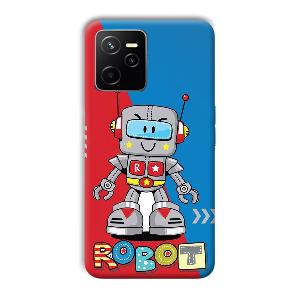 Robot Phone Customized Printed Back Cover for Realme Narzo 50A Prime