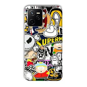 Cartoons Phone Customized Printed Back Cover for Realme Narzo 50A Prime