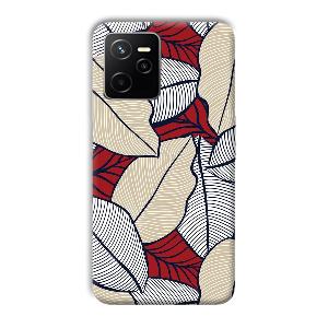 Leafy Pattern Phone Customized Printed Back Cover for Realme Narzo 50A Prime