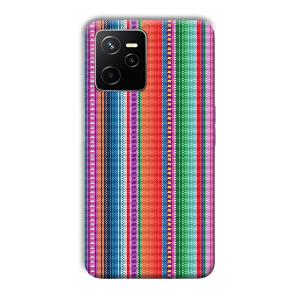 Fabric Pattern Phone Customized Printed Back Cover for Realme Narzo 50A Prime