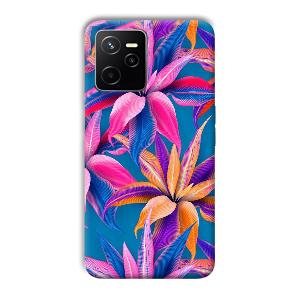 Aqautic Flowers Phone Customized Printed Back Cover for Realme Narzo 50A Prime