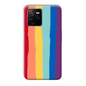 Vertical Paint Phone Customized Printed Back Cover for Realme Narzo 50A Prime