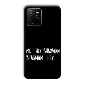 Hey Bhagwan Phone Customized Printed Back Cover for Realme Narzo 50A Prime