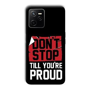 Don't Stop Phone Customized Printed Back Cover for Realme Narzo 50A Prime