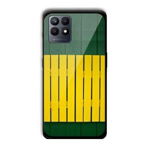 Yellow Fence Customized Printed Glass Back Cover for Realme Narzo 50