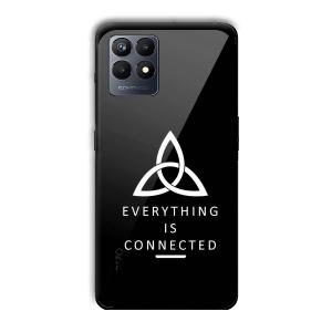 Everything is Connected Customized Printed Glass Back Cover for Realme Narzo 50