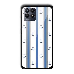 Sailor Anchors Customized Printed Glass Back Cover for Realme Narzo 50
