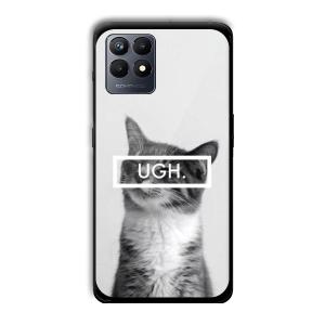 UGH Irritated Cat Customized Printed Glass Back Cover for Realme Narzo 50