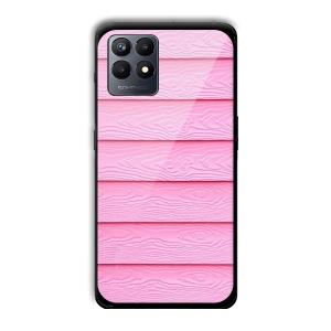 Pink Waves Customized Printed Glass Back Cover for Realme Narzo 50