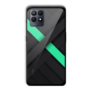 Green Cross Customized Printed Glass Back Cover for Realme Narzo 50