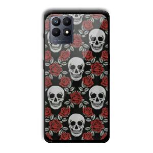 Red Skull Customized Printed Glass Back Cover for Realme Narzo 50