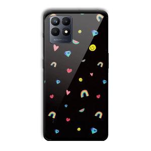 Multi Object Customized Printed Glass Back Cover for Realme Narzo 50
