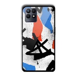 Abstract Graffiti Customized Printed Glass Back Cover for Realme Narzo 50