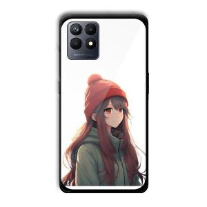 Little Girl Customized Printed Glass Back Cover for Realme Narzo 50