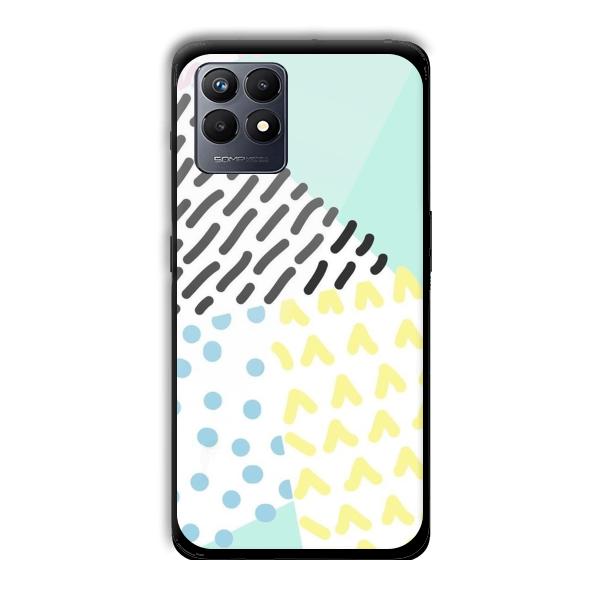 Cool Pattern Customized Printed Glass Back Cover for Realme Narzo 50