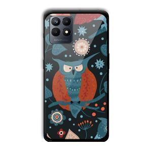 Blue Owl Customized Printed Glass Back Cover for Realme Narzo 50