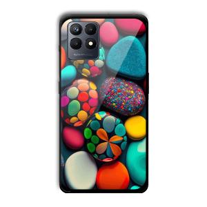 Colored Pebbles Customized Printed Glass Back Cover for Realme Narzo 50