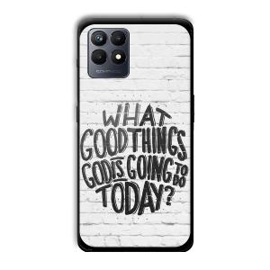 Good Thinks Customized Printed Glass Back Cover for Realme Narzo 50